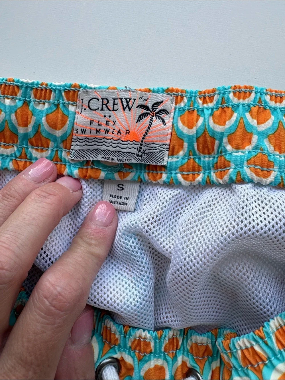 2 Pairs of J Crew Flex Swimwear Mens Size Small